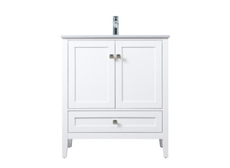 Elegant Lighting - VF21130WH - SIngle Bathroom Vanity - Hamilton - White
