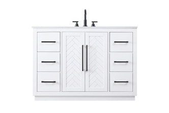 Elegant Lighting - VF29048WH - Bathroom Vanity - Chase - White