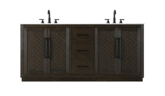 Elegant Lighting - VF29072DCO - Bathroom Vanity - Chase - Chocolate Oak