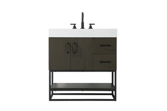Elegant Lighting - VF29232MMB - Bathroom Vanity - Caroline - Mocha Brown