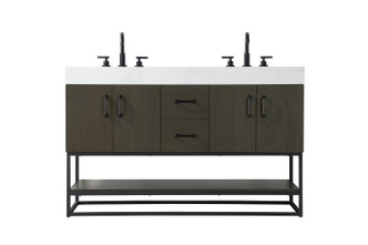 Elegant Lighting - VF29254DMMB - Bathroom Vanity - Caroline - Mocha Brown