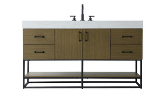 Elegant Lighting - VF29260MCB - Bathroom Vanity - Caroline - Chestnut Brown
