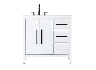 Elegant Lighting - VF29336WH - Bathroom Vanity - Millie - White