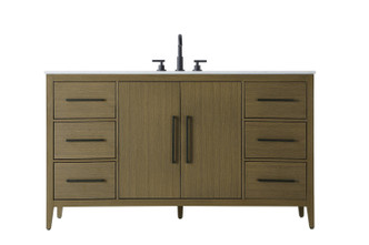 Elegant Lighting - VF29360MCB - Bathroom Vanity - Millie - Chestnut Brown