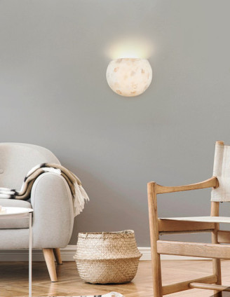 Alabaster Rocks! One Light Wall Sconce (ALR-5790)