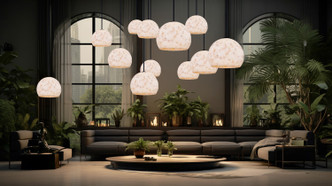 Alabaster Rocks! One Light Pendant (ALR-6537-MBLK)