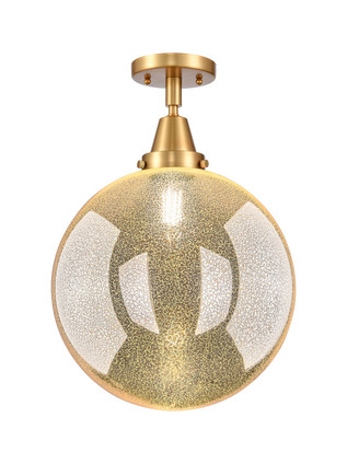 Innovations - 447-1C-SG-G208-12 - One Light Semi-Flush Mount - Caden - Satin Gold