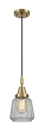 Innovations - 447-1P-AB-G142 - One Light Mini Pendant - Caden - Antique Brass