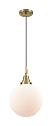 Innovations - 447-1P-AB-G201-10 - One Light Mini Pendant - Caden - Antique Brass