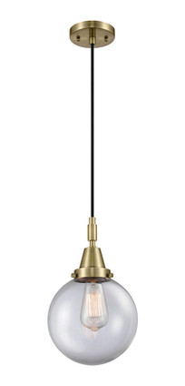 Innovations - 447-1P-AB-G202-8 - One Light Mini Pendant - Caden - Antique Brass