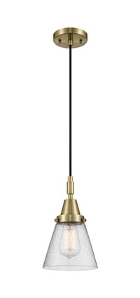 Innovations - 447-1P-AB-G64 - One Light Mini Pendant - Caden - Antique Brass