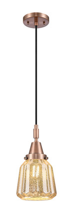 Innovations - 447-1P-AC-G146 - One Light Mini Pendant - Caden - Antique Copper