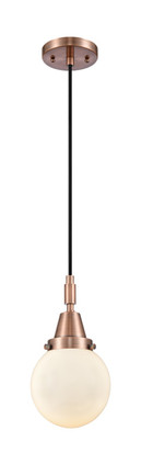 Innovations - 447-1P-AC-G201-6 - One Light Mini Pendant - Caden - Antique Copper