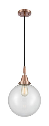 Innovations - 447-1P-AC-G202-10 - One Light Mini Pendant - Caden - Antique Copper