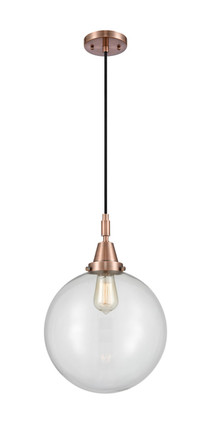 Innovations - 447-1P-AC-G202-12 - One Light Mini Pendant - Caden - Antique Copper