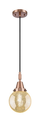 Innovations - 447-1P-AC-G208-6 - One Light Mini Pendant - Caden - Antique Copper