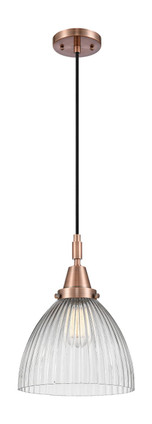 Innovations - 447-1P-AC-G222 - One Light Mini Pendant - Caden - Antique Copper