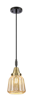 Innovations - 447-1P-BAB-G146 - One Light Mini Pendant - Caden - Black Antique Brass