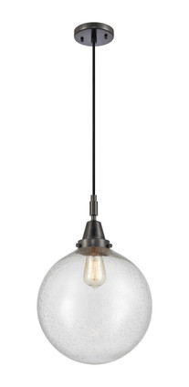 Innovations - 447-1P-BK-G204-12 - One Light Pendant - Caden - Matte Black Innovations - 447-1P-BK-G204-12 - One Light Pendant - Caden - Matte Black