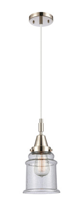 Innovations - 447-1P-PN-G184 - One Light Mini Pendant - Caden - Polished Nickel