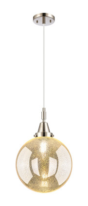 Innovations - 447-1P-PN-G208-10 - One Light Mini Pendant - Caden - Polished Nickel