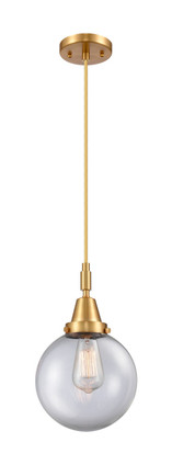 Innovations - 447-1P-SG-G202-8 - One Light Pendant - Caden - Satin Gold Innovations - 447-1P-SG-G202-8 - One Light Pendant - Caden - Satin Gold