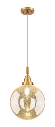 Innovations - 447-1P-SG-G208-10 - One Light Mini Pendant - Caden - Satin Gold
