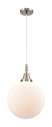 Innovations - 447-1P-SN-G201-12 - One Light Pendant - Caden - Brushed Satin Nickel Innovations - 447-1P-SN-G201-12 - One Light Pendant - Caden - Brushed Satin Nickel