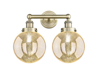 Innovations - 616-2W-AB-G208-8 - Two Light Bath Vanity - Edison - Antique Brass