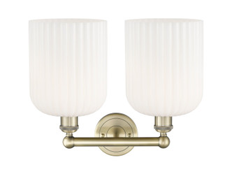 Edison Two Light Bath Vanity (616-2W-AB-G559-8GWH)