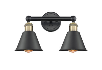 Innovations - 616-2W-BAB-M8-BK - Two Light Bath Vanity - Edison - Black Antique Brass
