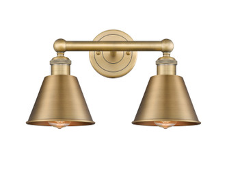 Innovations - 616-2W-BB-M8-BB - Two Light Bath Vanity - Edison - Brushed Brass