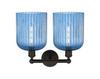 Edison Two Light Bath Vanity (616-2W-OB-G559-8BL)