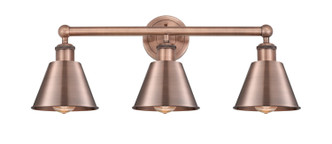 Innovations - 616-3W-AC-M8-AC - Three Light Bath Vanity - Edison - Antique Copper