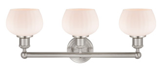 Edison Three Light Bath Vanity (616-3W-SN-G91)