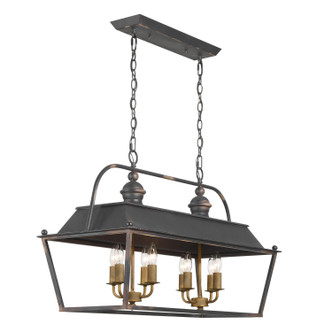 Christoff Eight Light Linear Pendant (0888-LP ABI)