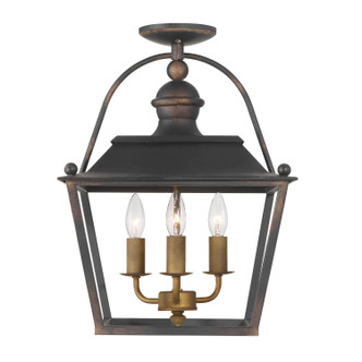 Christoff Three Light Semi-Flush Mount (0888-SF ABI)