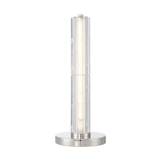 Golden - 3726-TL18 PN-CY - LED Table Lamp - Crystallo - Polished Nickel