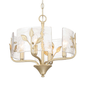 Golden - 4503-4P WG-HWG - Four Light Pendant - Bloem - White Gold