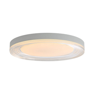 Ondulada LED Flush Mount (9518-20 SNW-CLR)