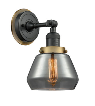 Innovations - 203BK-BPBB-HRBB-G173 - One Light Wall Sconce - Franklin Restoration - Matte Black