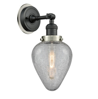 Innovations - 203BK-BPSN-HRSN-G165 - One Light Wall Sconce - Franklin Restoration - Matte Black