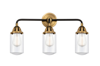 Innovations - 288-3W-BAB-G312 - Three Light Bath Vanity - Nouveau 2 - Black Antique Brass