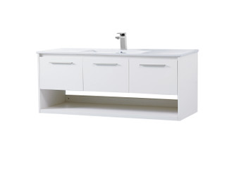 Kasper Single Bathroom Floating Vanity (VF43048WH) Kasper Single Bathroom Floating Vanity (VF43048WH)
