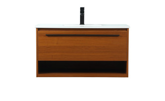 Elegant Lighting - VF43536MTK - Vanity Sink Set - Roman - Teak