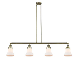 Innovations - 214-AB-G191 - Four Light Island Pendant - Franklin Restoration - Antique Brass Innovations - 214-AB-G191 - Four Light Island Pendant - Franklin Restoration - Antique Brass