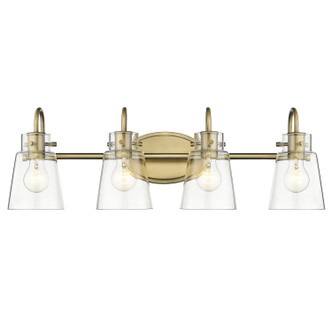 Acclaim Lighting - IN40093ATB - Four Light Vanity - Bristow - Antique Brass