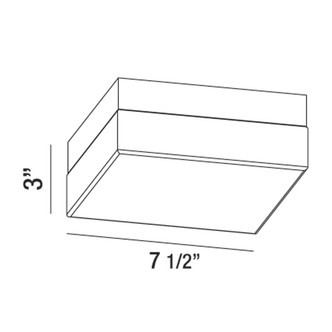 DIXON DIXON,1LT LED FLUSHMNT,SML,CHR (30153-011)