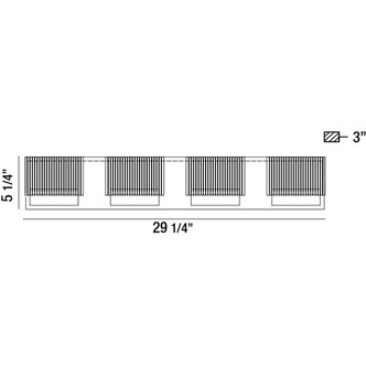 Sonic LED Bathbar (31440-011)