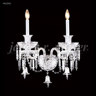 James R. Moder - 96112S22 - Two Light Wall Sconce - Le Chateau - Silver